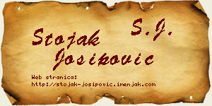 Stojak Josipović vizit kartica